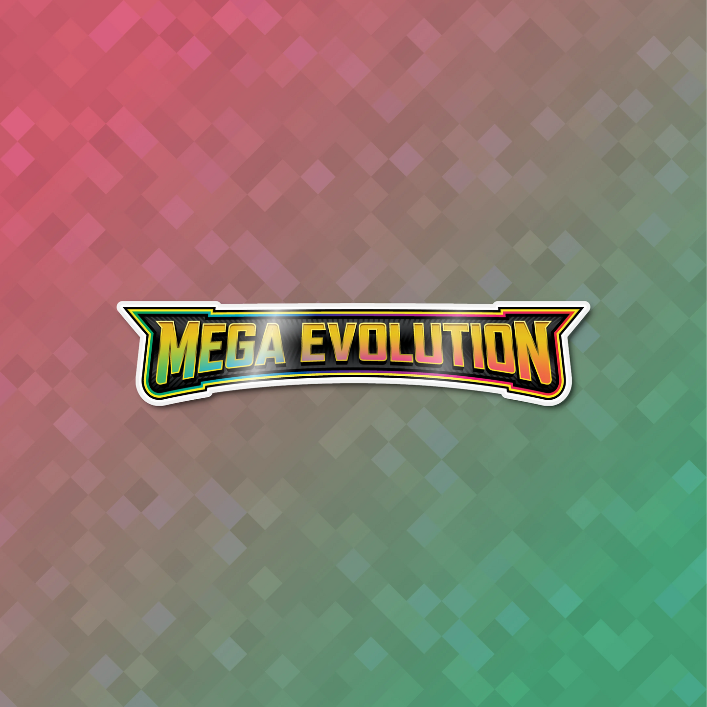 Pokemon Mega Evolution Binder Sticker/Label