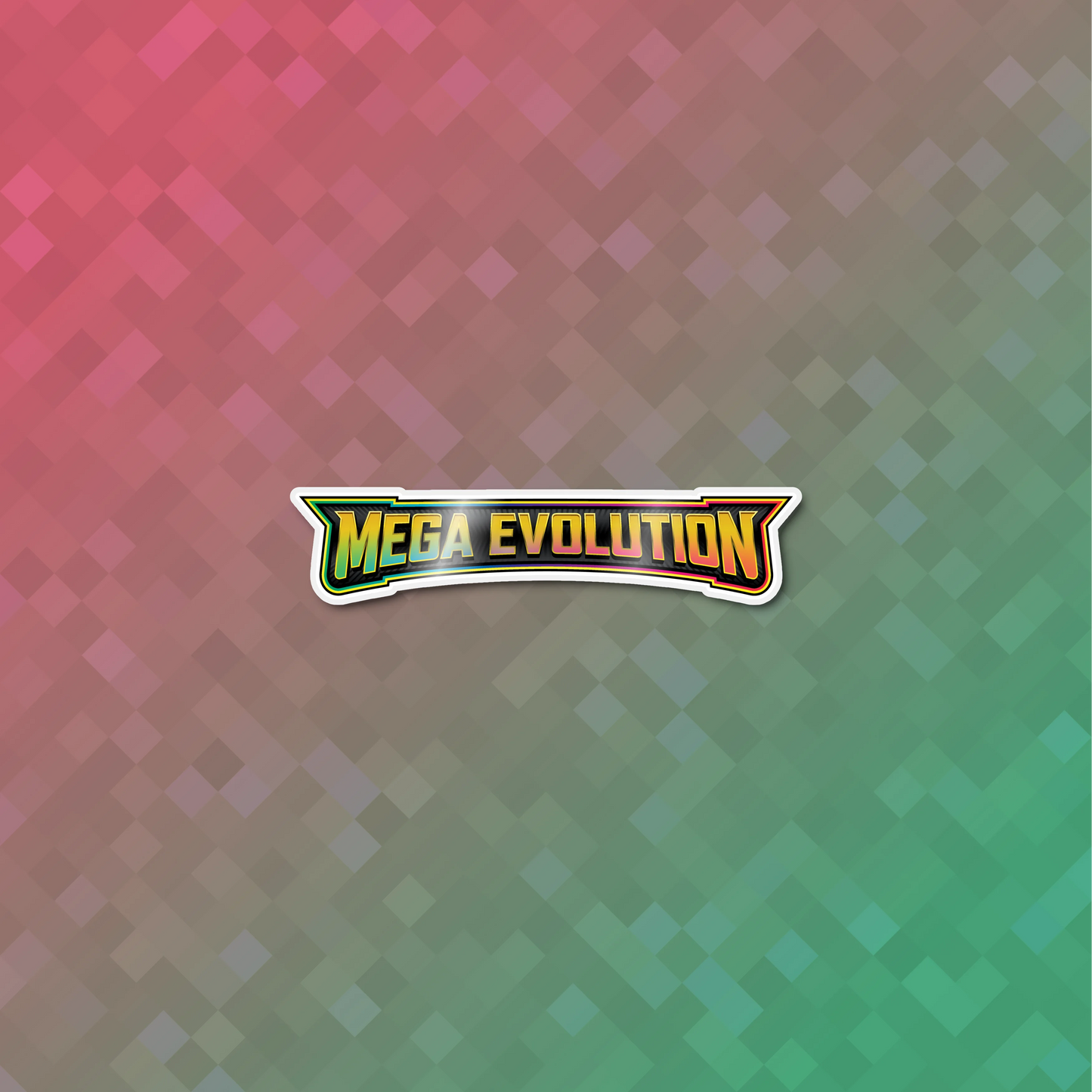 Pokemon Mega Evolution Binder Sticker/Label