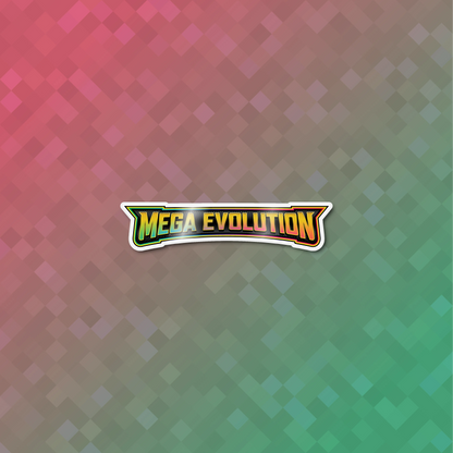 Pokemon Mega Evolution Binder Sticker/Label