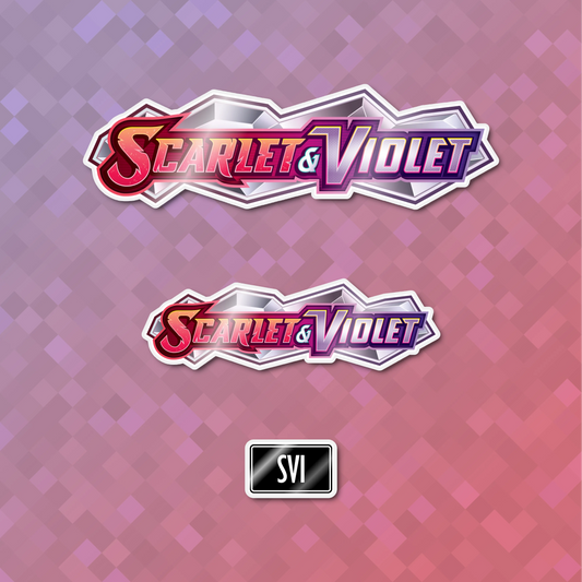 Pokemon Scarlet & Violet Binder Sticker/Label
