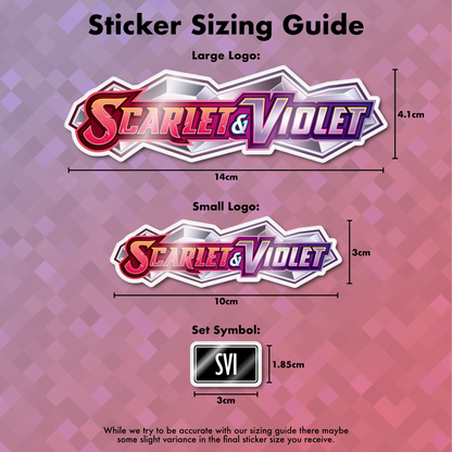 Pokemon Scarlet & Violet Binder Sticker/Label