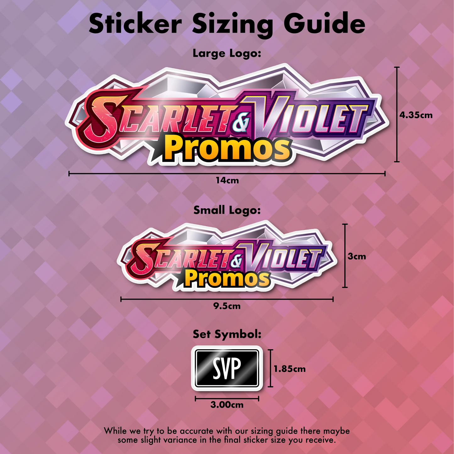 Pokemon Scarlet & Violet Promos Binder Sticker/Label