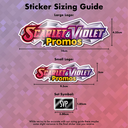 Pokemon Scarlet & Violet Promos Binder Sticker/Label
