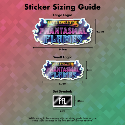 Pokemon Phantasmal Flames Binder Sticker/Label