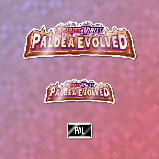 Pokemon Paldea Evolved Binder Sticker/Label