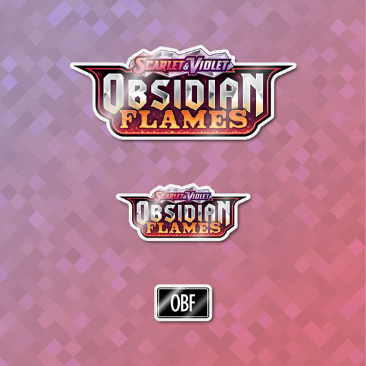 Pokemon Obsidian Flames Binder Sticker/Label