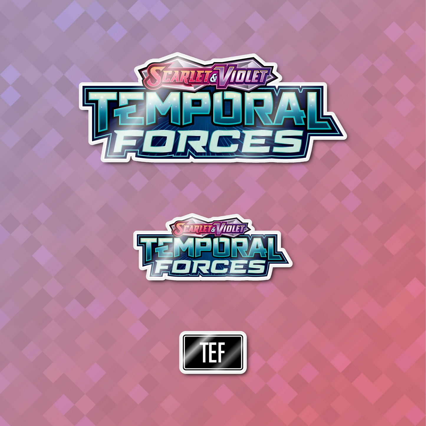 Pokemon Temporal Forces Binder Sticker/Label