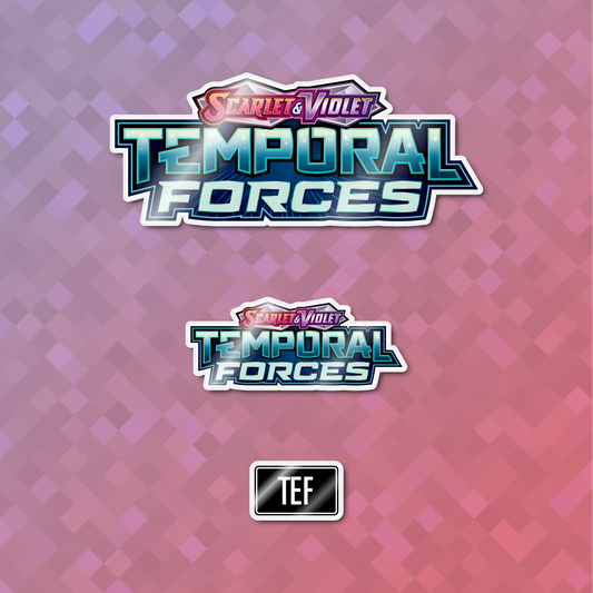 Pokemon Temporal Forces Binder Sticker/Label