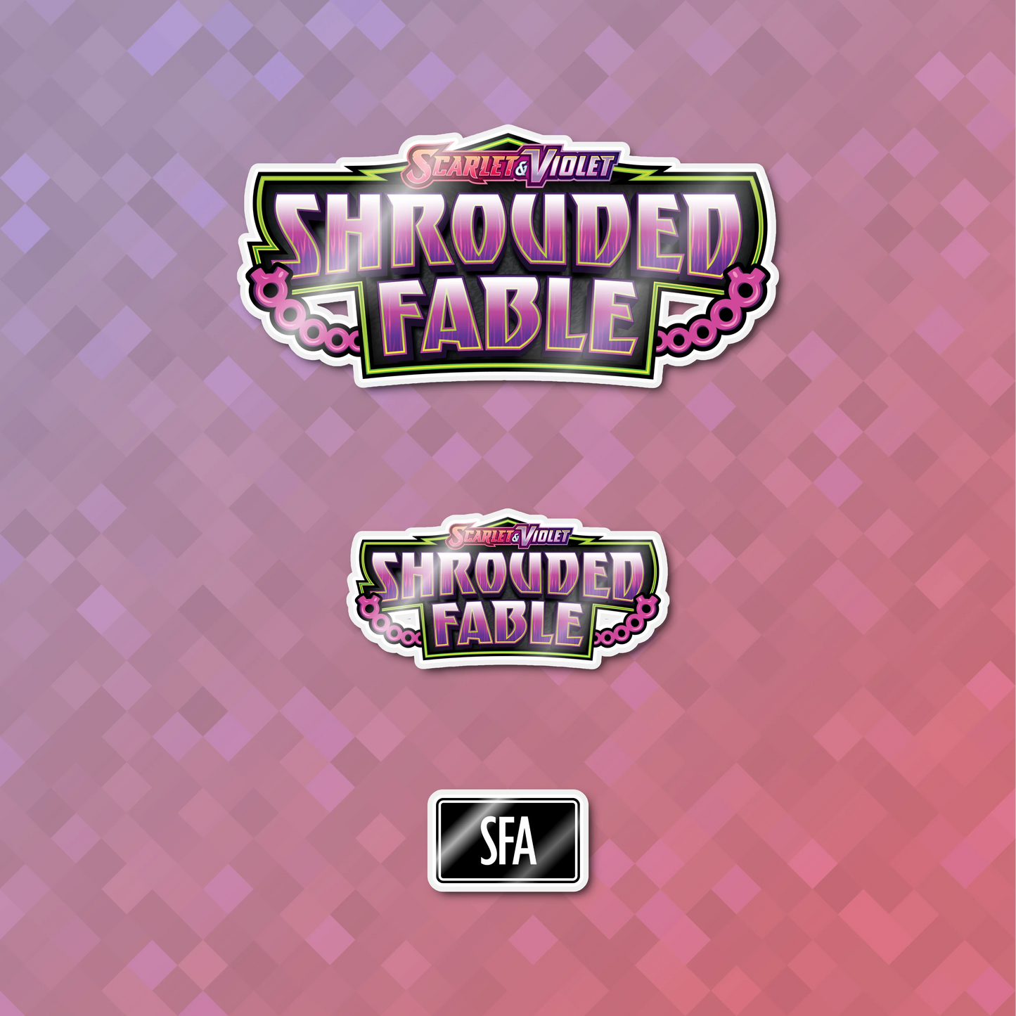 Pokemon Shrouded Fable Binder Sticker/Label