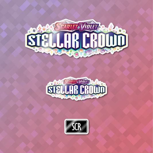 Pokemon Stellar Crown Binder Sticker/Label