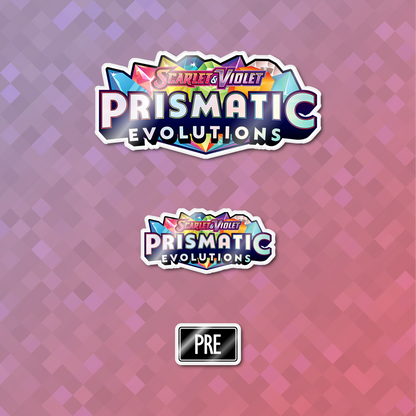 Pokemon Prismatic Evolutions Binder Sticker/Label