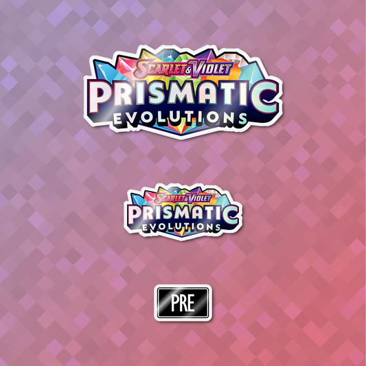 Pokemon Prismatic Evolutions Binder Sticker/Label