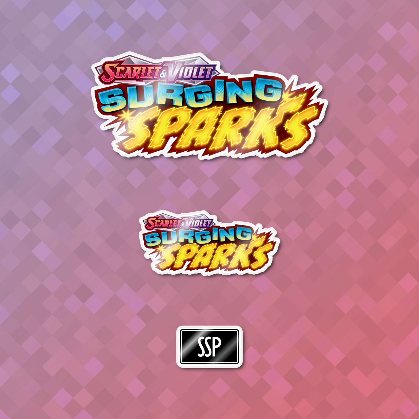 Pokemon Surging Sparks Binder Sticker/Label